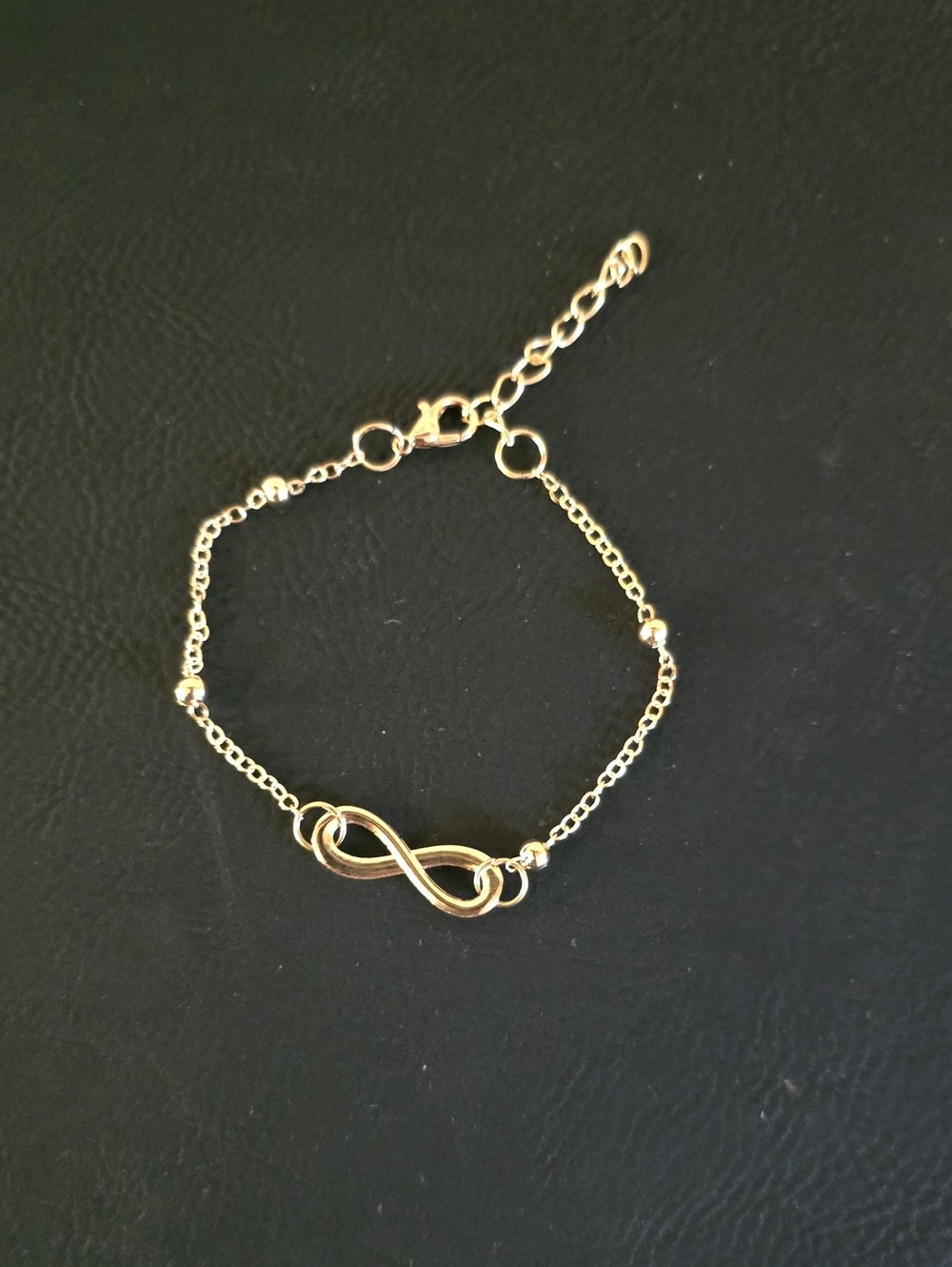 Gold Infinity Link Bracelet